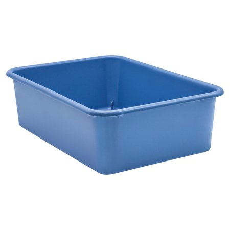 Teacher Created Resources Storage Bin, Plastic, Slate Blue, 3 PK 20415